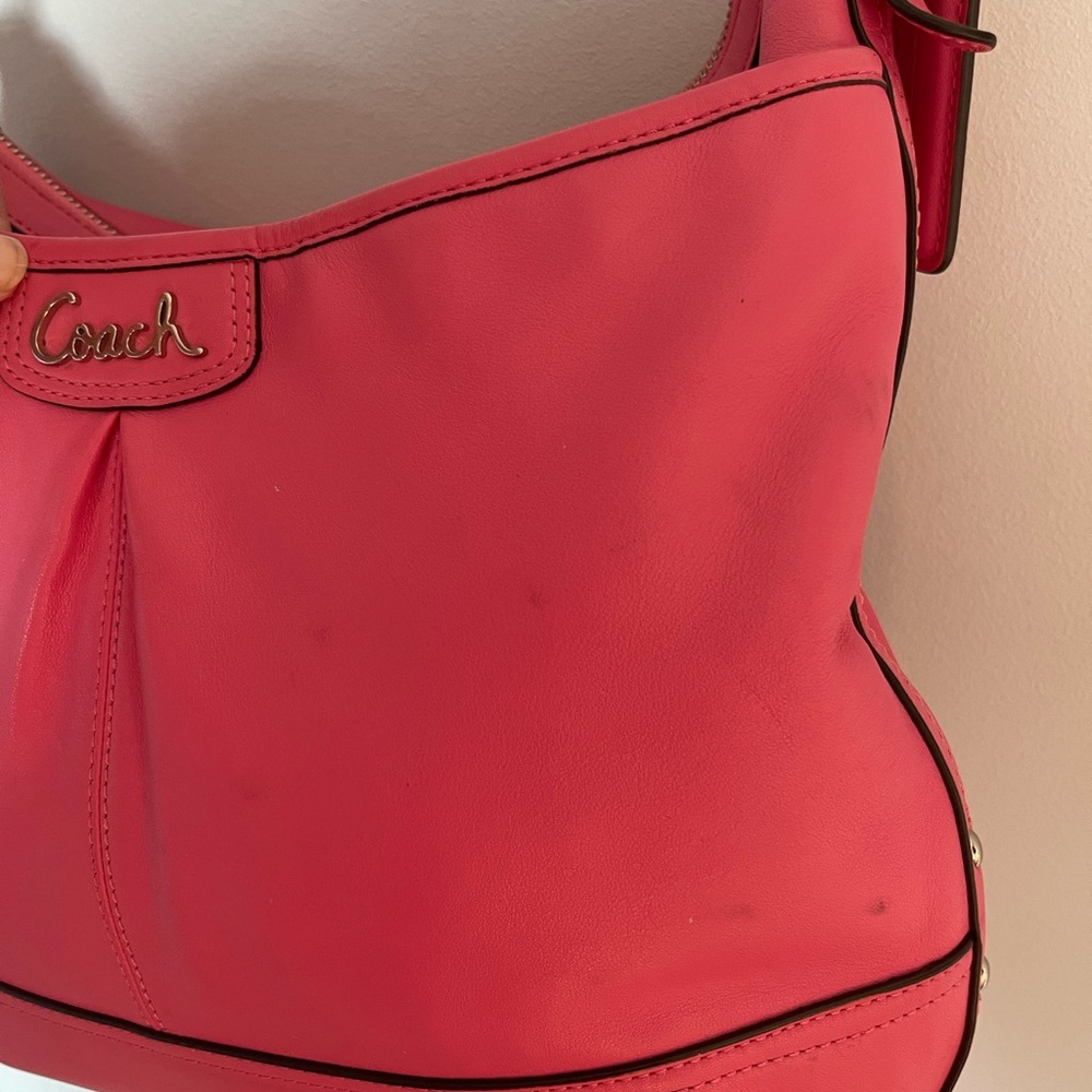Coach Pink Shoulder Bag - Picture 7 of 9